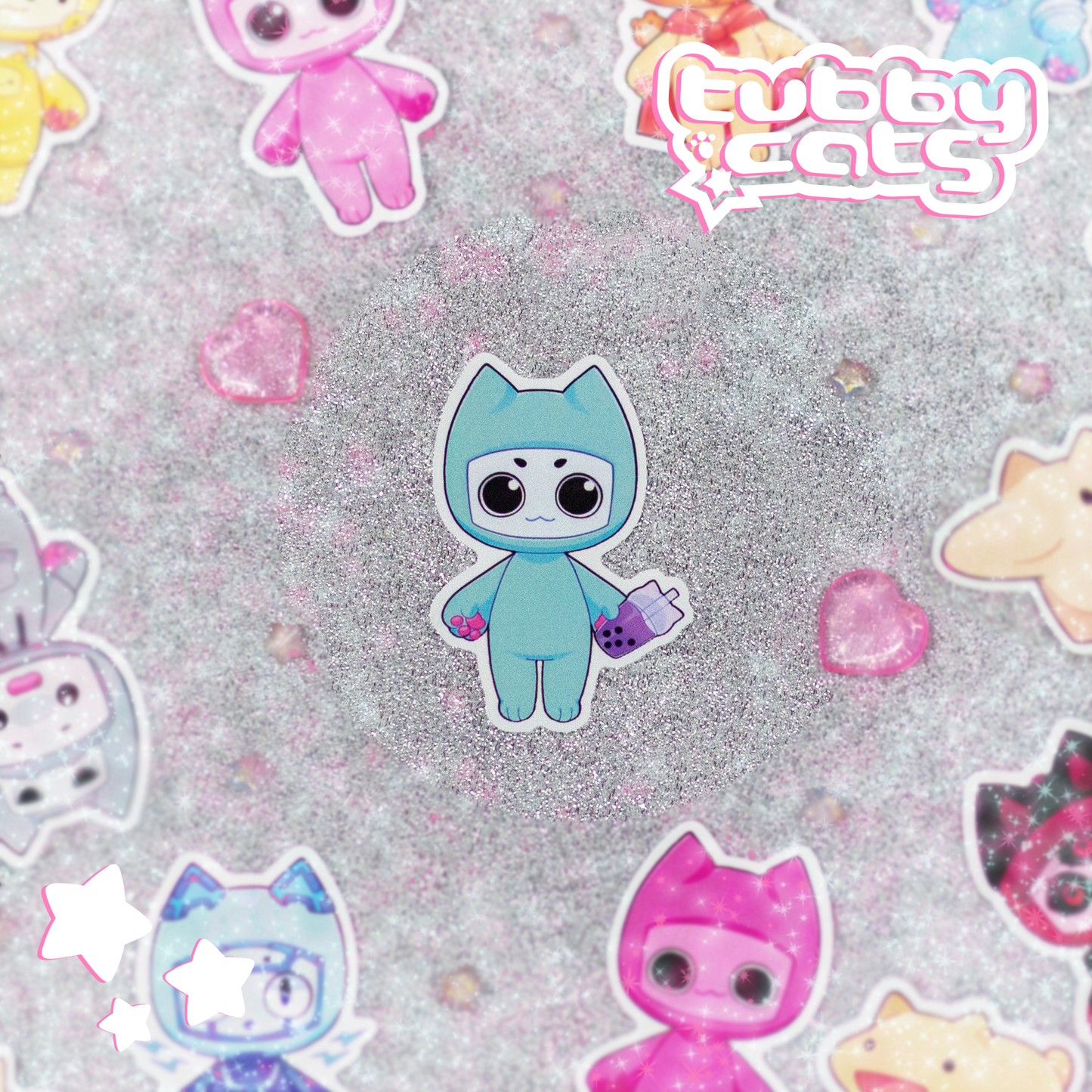 Tubby Mascot Stickers
