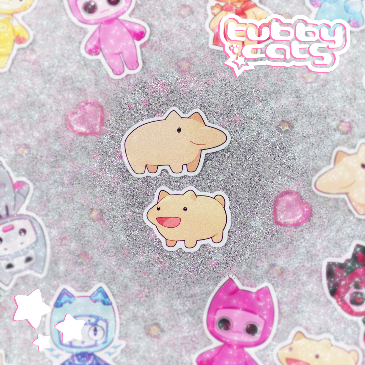 Tubby Mascot Stickers