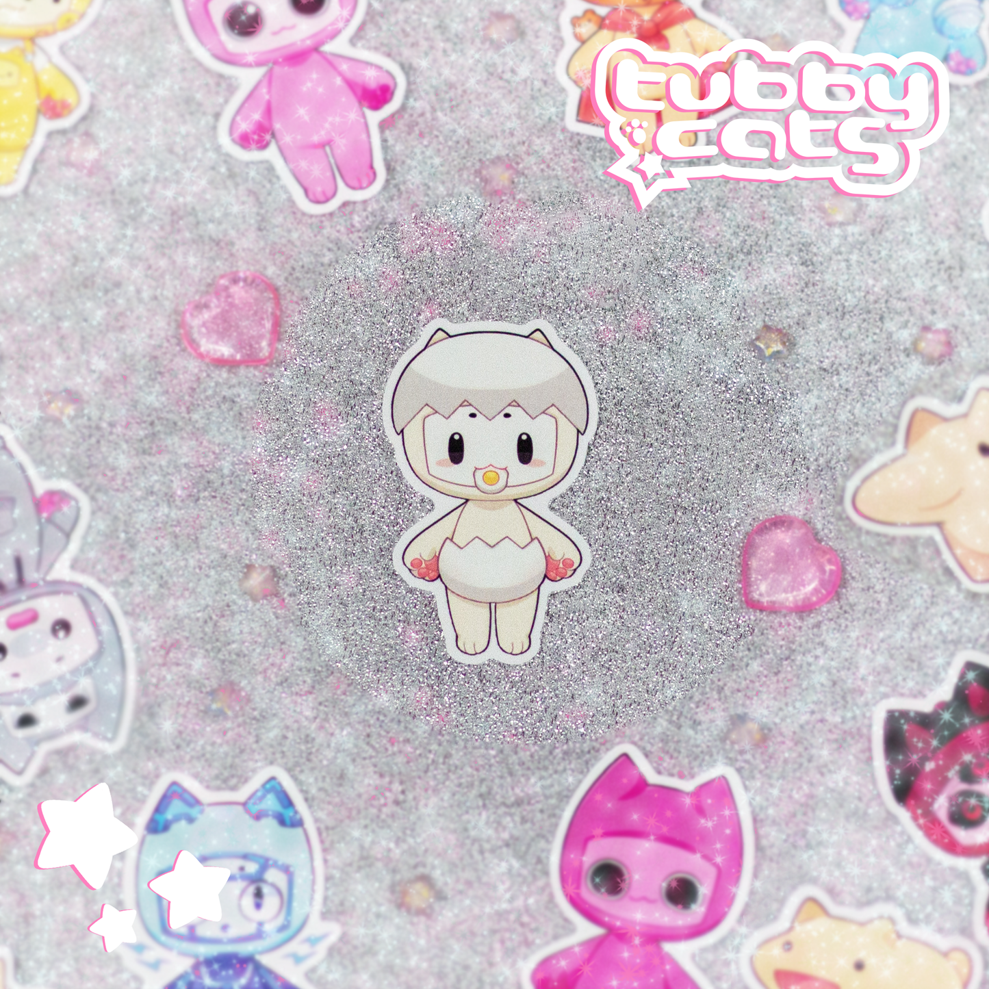 Tubby Mascot Stickers
